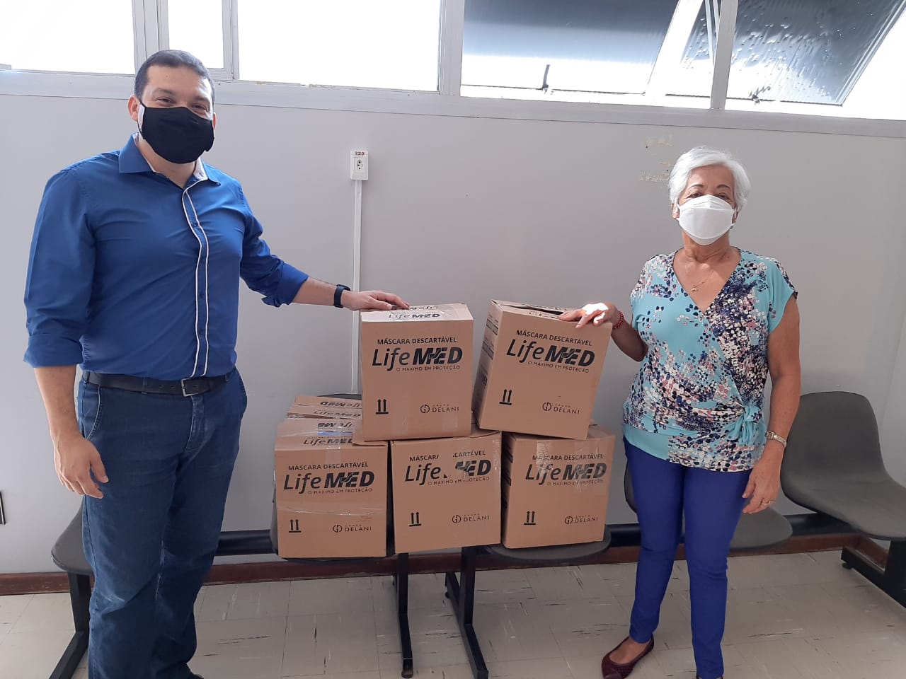 Dona Luiza retornou para agradecer o atendimento que o filho recebeu no Calixto Filho